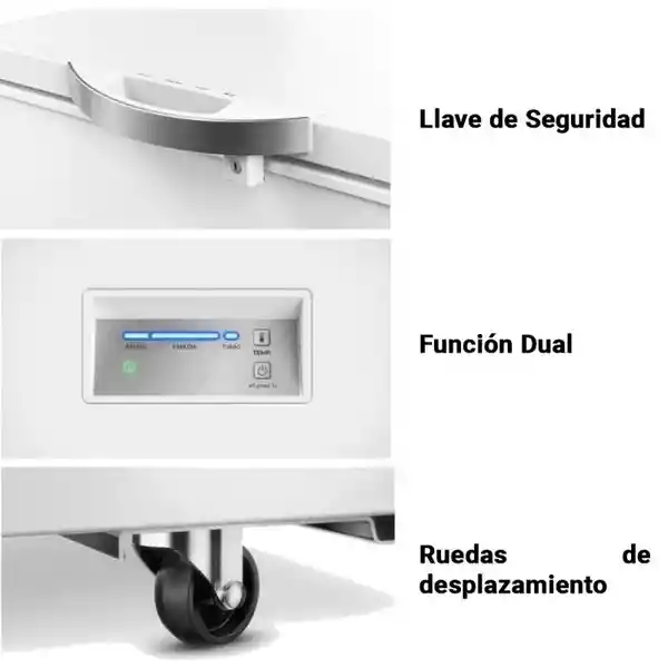 Electrolux Congelador Dual Horizontal 708Ltr