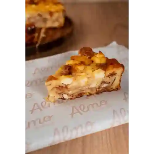 Porción de torta de almojábana