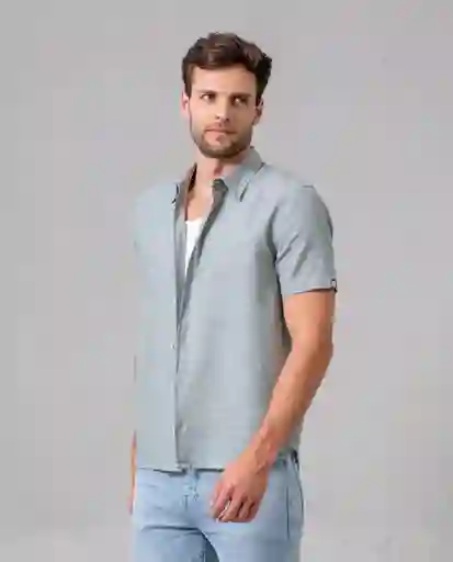 Camisa Hombre Verde Ambiente Medio Talla L 43987 Rifle