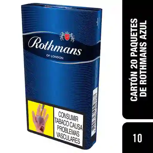 Cigarrillo Rothmans Azul 10'S