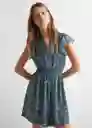 Vestido Positano Navy Talla 22 Niñas Mango