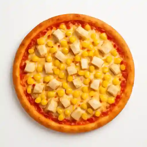Pizza Pollo y Maíz Mediana
