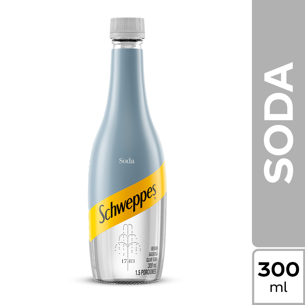 Gaseosa Schweppes Soda 300ML