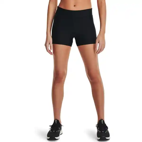 Under Armour Short Hg Mid Rise Para Mujer Negro Talla XS