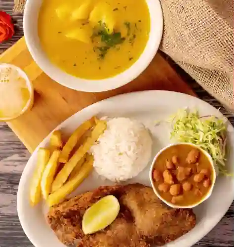 Almuerzo Ejecutivo de Chuleta de Cerdo