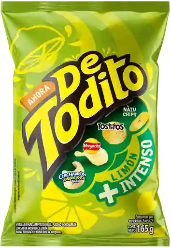 De Todito Snack Sabor Limón 165 g