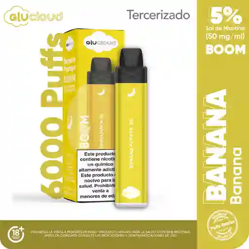 Glucloud Vape Banana Papaya Boom / 6000 Puff