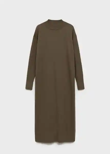 Vestido Vieira Khaki Talla XL Mujer Mango