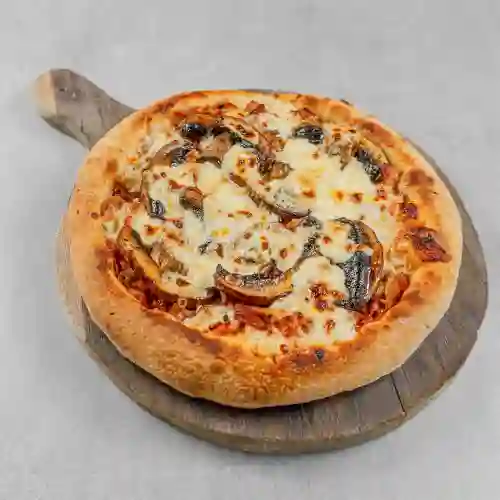 Pizza hongos y tocineta