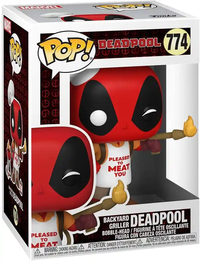 Funko Pop Figura de Colección Deadpool Backyard Griller Marvel