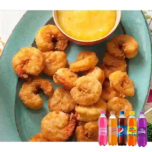 Combo Entrada de Camarones Tempura X12 + Gaseosa 400ml