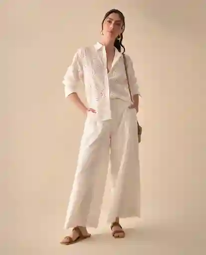Pantalón Crudo Nevisca Claro Talla Talla 8 631G020 Esprit