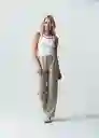 Esqueleto Tejido Mujer Crudo Puro Claro Talla L 082G026 Naf Naf
