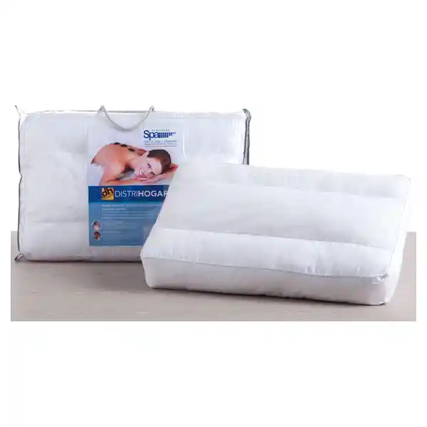 Distrihogar Almohada Spa Blanca 40 x 60 cm