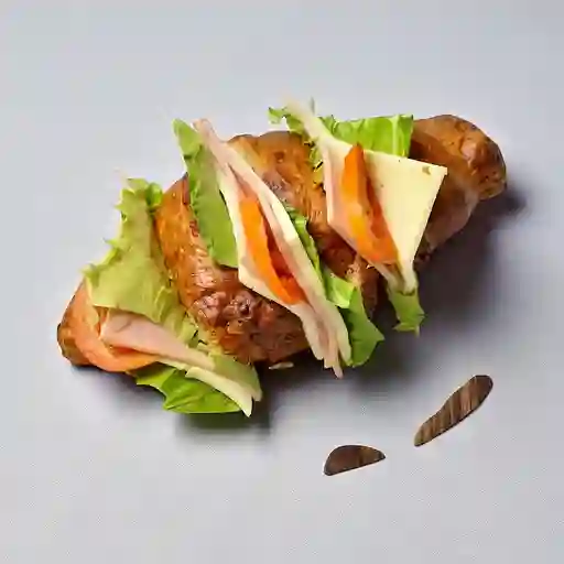 Croissant de Jamón y Queso