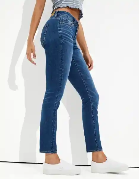 American Eagle Jean Next Level Índigo Profundo Talla 8 Regular