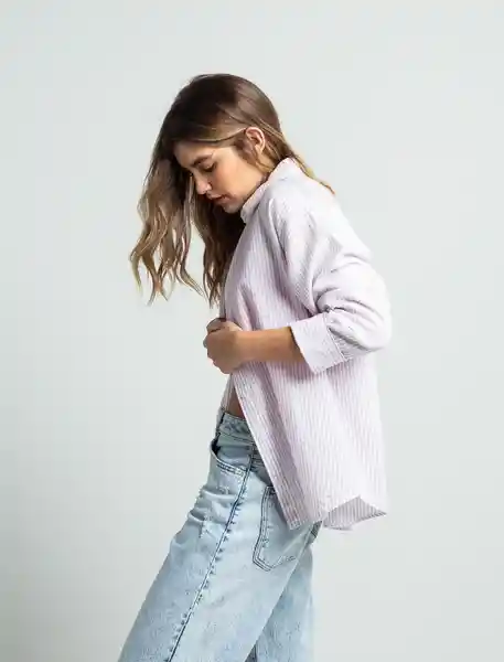 Camisa Mujer Crudo Puro Claro Boolduie Talla S 411F337 Naf Naf