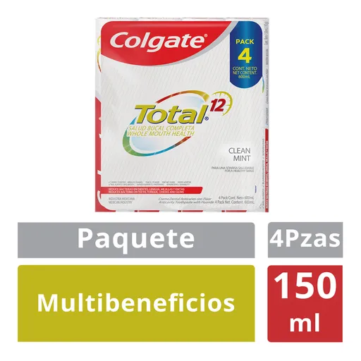 Colgate Crema Dental Total 12 Clean Mint
