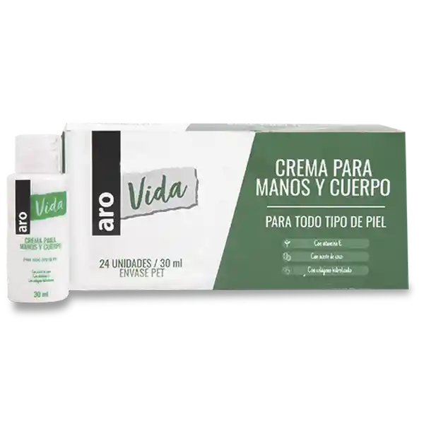 Crema de Manos y Cuerpo Vida Aro