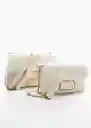 Bolso P Fido Beige Mujer Mango