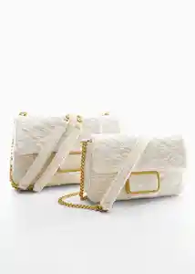 Bolso P Fido Beige Mujer Mango