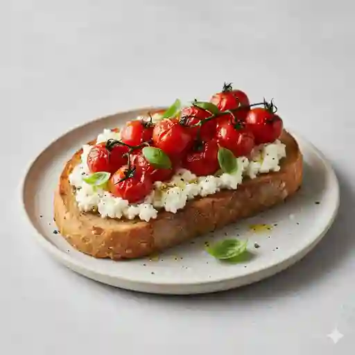 Cotagge con Tomates Cherris Asados