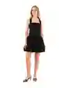 Vestido Corto Miuccia Negro Talla XS Mercedes Campuzano