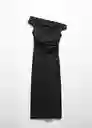 Vestido Twisted Negro Talla XS Mujer Mango