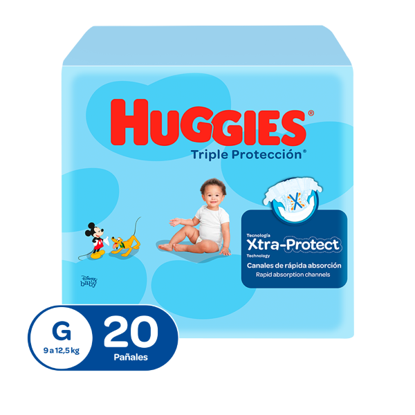 Huggies Pañal Triple Protección Etapa 3/G 20 Und
