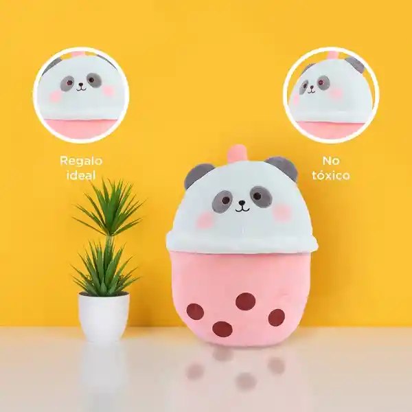 Peluche Panda Milk Tea Miniso