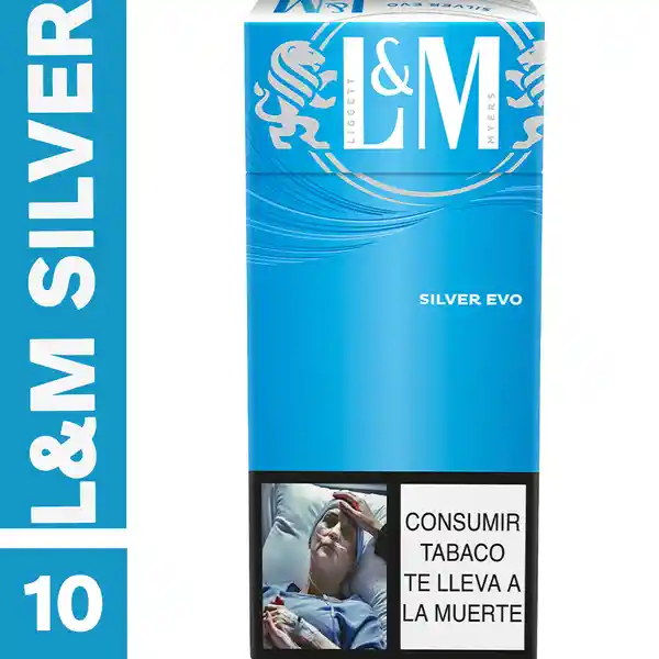 L&M Silver​ x 10 Cigarrillos