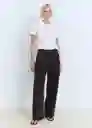 Camiseta Ritapi Blanco Talla M Mujer Mango