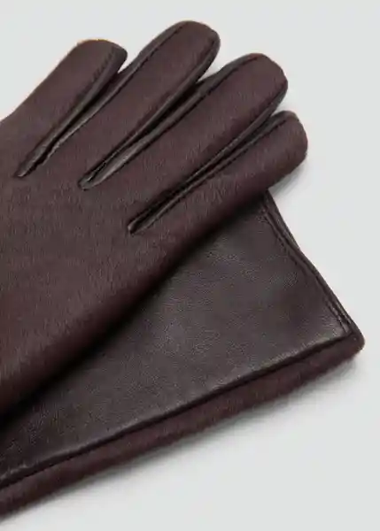 Guantes Bethany Chocolate Talla S Mujer Mango