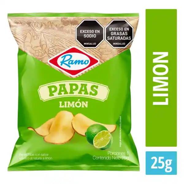 Ramo Snack de Papas Sabor a Limón