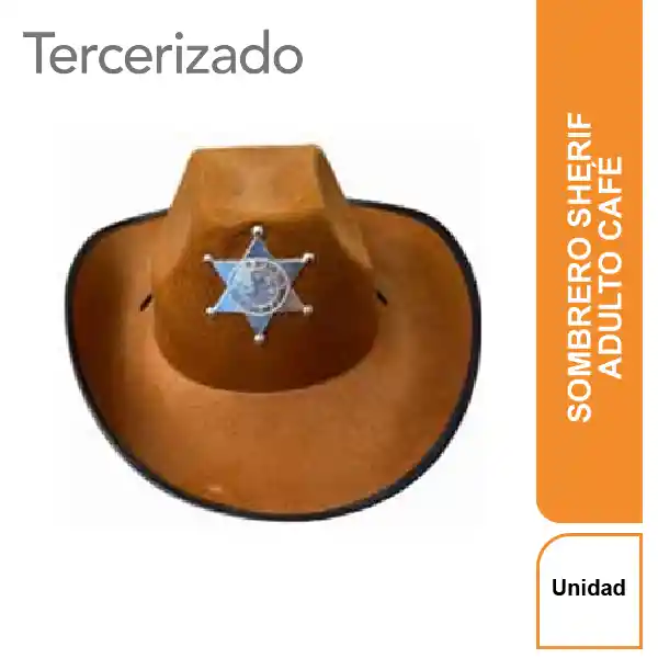 Sombrero Herif Adulto Café