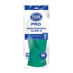 Task Pro Guante Verde Calibre 35 Talla M