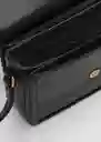Bolso P Iván Negro Mujer Mango