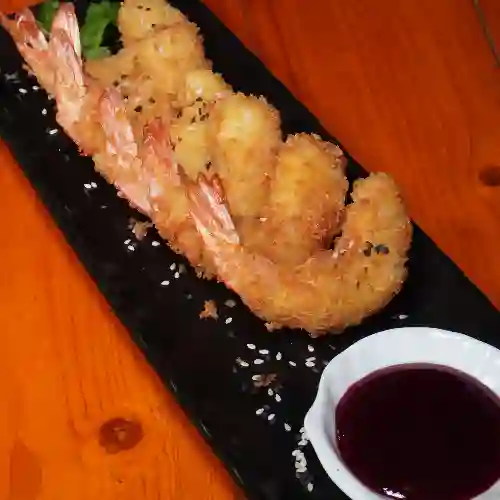 Langostinos al panko