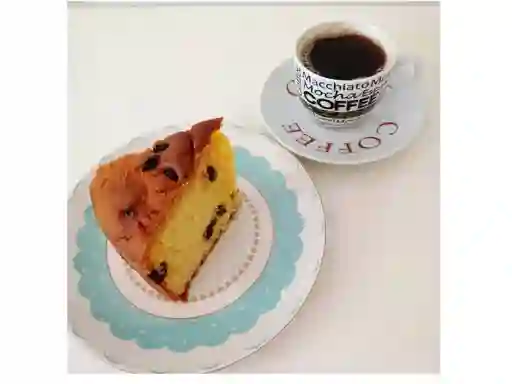 Promo de Torta Casera y Café Americano