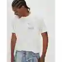 Camiseta Hombre Blanco Talla Large American Eagle