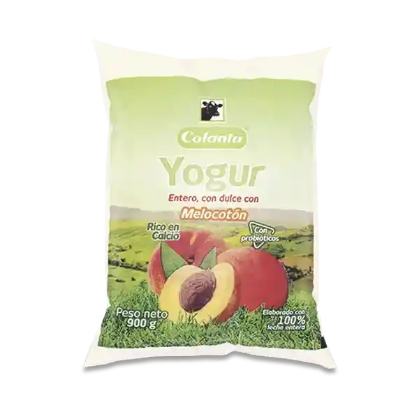 Colanta Yogur Melocoton