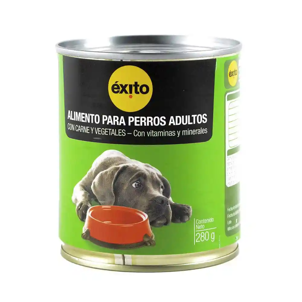  Alimento Para Perro Adultos Carne Y Vegetales Exito 
