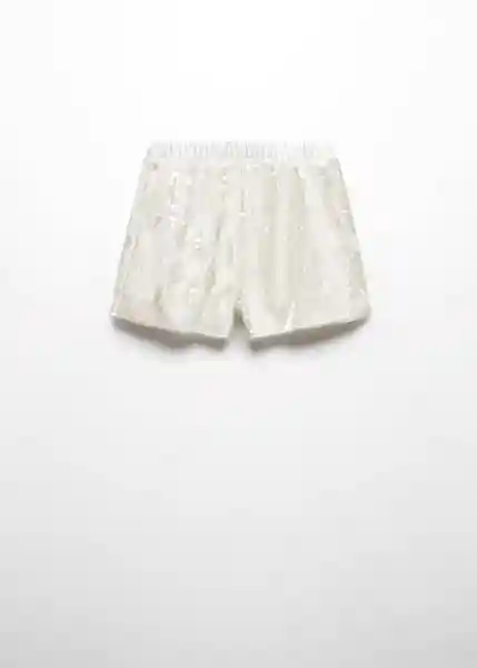 Short Xcamilag Off White Talla 10 Niña Mango