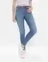Jean Mujer Azul Talla: 2 SHORT 4712915 American Eagle