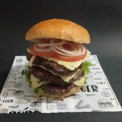 Hamburguesa Triple con Queso