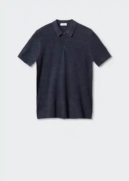 Camisa Polo Andrew Navy Talla XL Hombre Mango