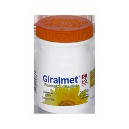 Giralmet Vitamina D3 + Magnesio en Tabletas Masticables