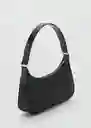 Bolso M Poma Negro Talla 99 Mujer Mango