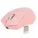 Jaltech Mouse Gamer Inalámbrico Recargable Rosa