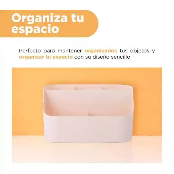 Organizador de Plástico de 5 Ranuras Mori Girl Beige Miniso